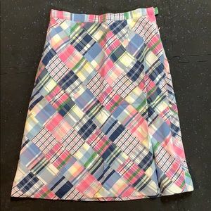 Brooks Brothers plaid skirt
